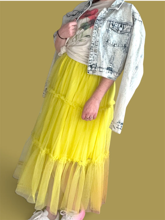 Bold Motion Tulle Midi
