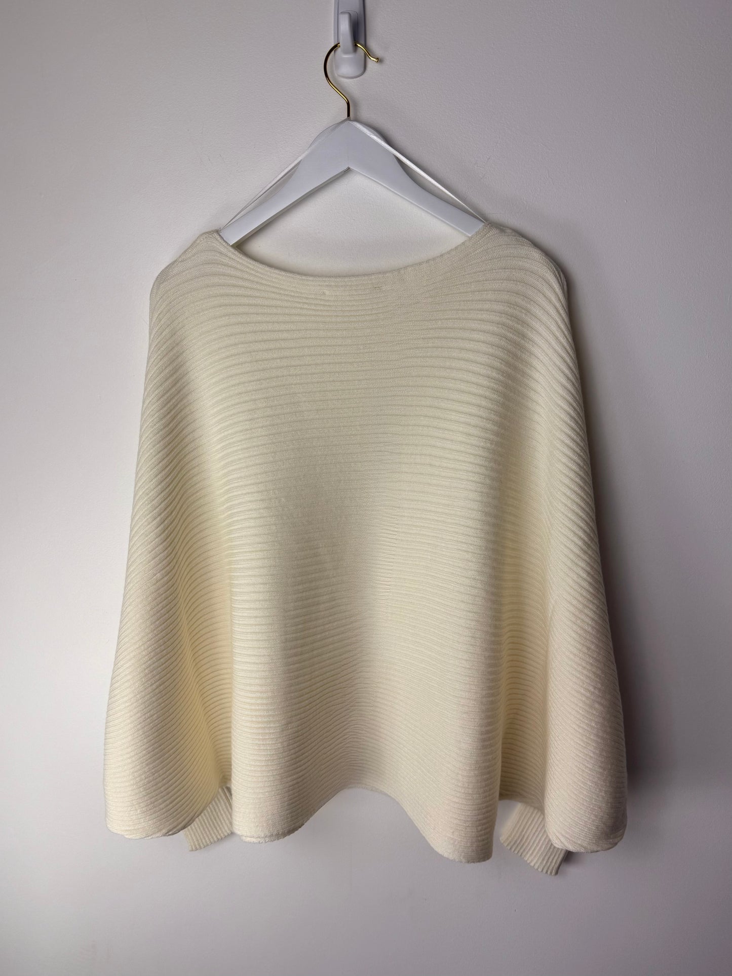 The Effortless Muse – Ivory Dolman Sleeve Knit Sweater