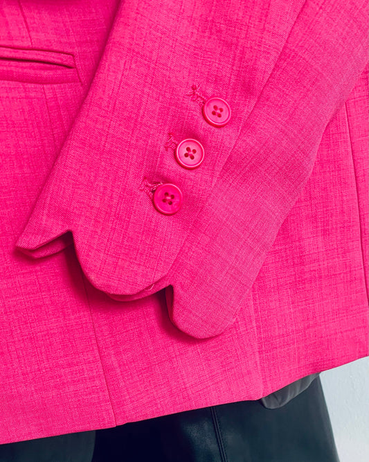 Scallop Edged Formal Blazer