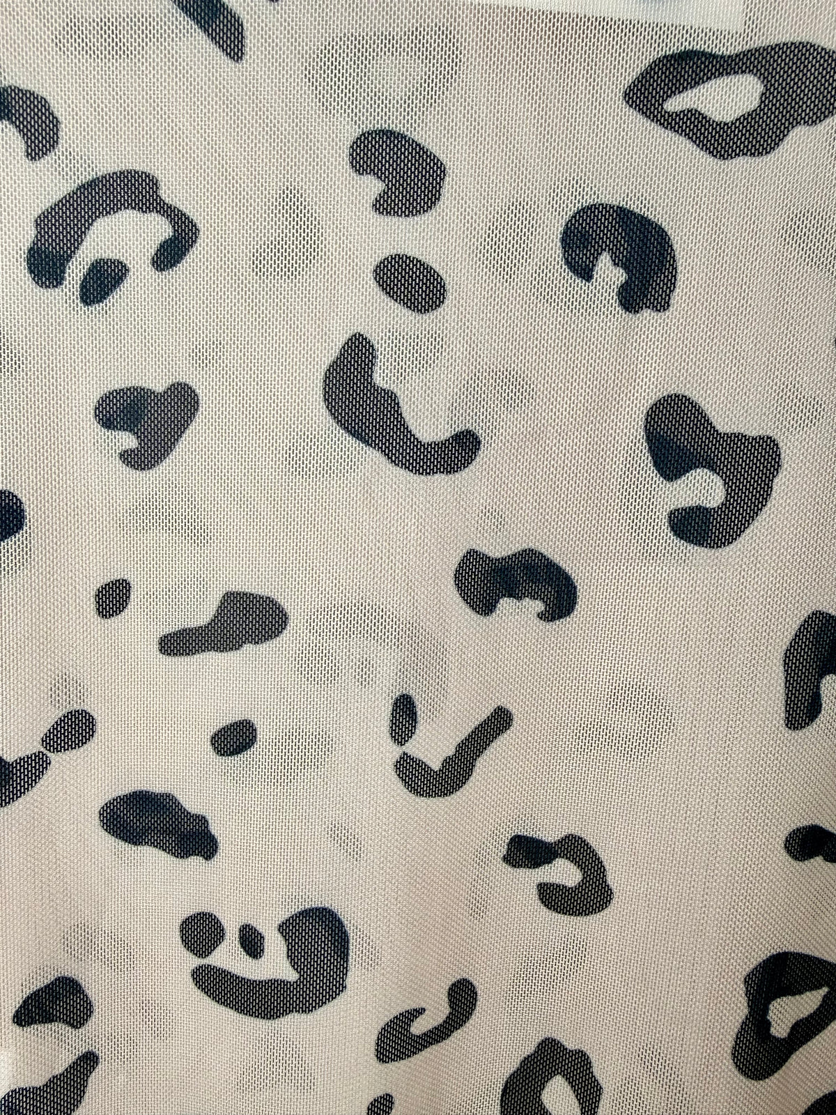 Safari Belle — Khaki Leopard Print Sheer Mesh Bodysuit