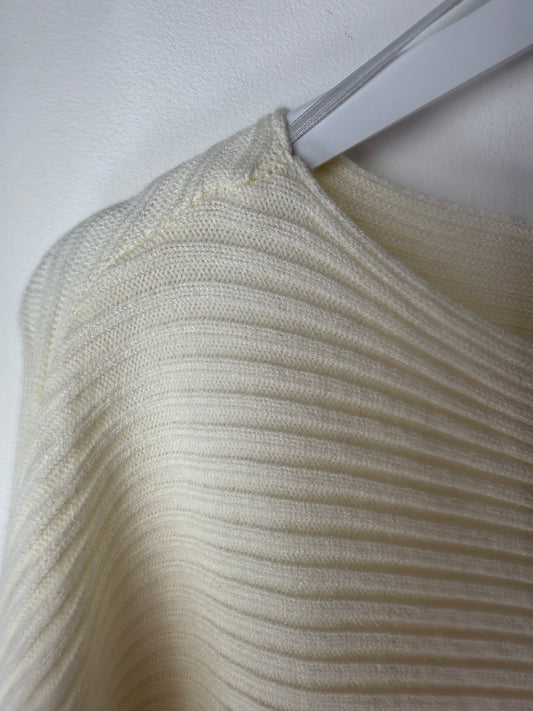 The Effortless Muse – Ivory Dolman Sleeve Knit Sweater