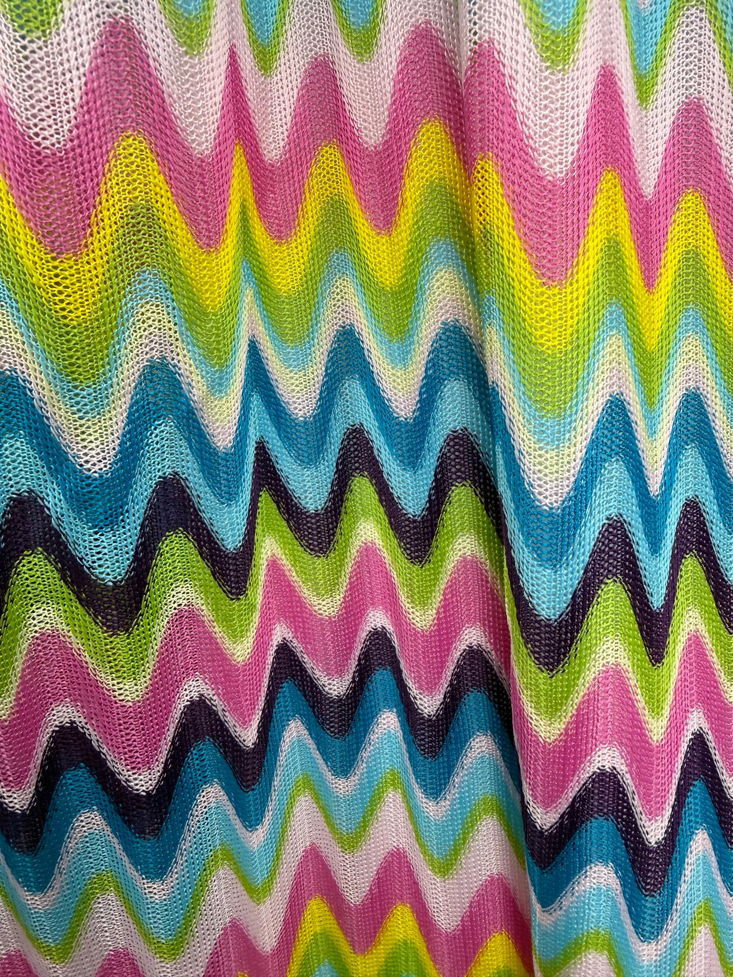 Waves of Summer Maxi Dress – Multicolor Tassel Detail & Crochet Accents