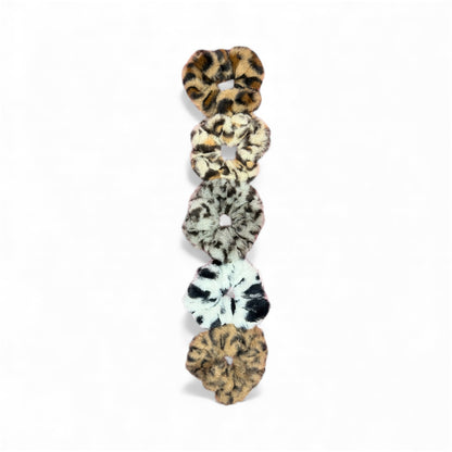 Wild Confidence Oversized Scrunchie – Leopard Luxe