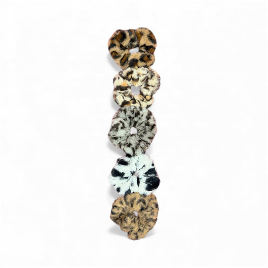 Wild Confidence Oversized Scrunchie – Leopard Luxe