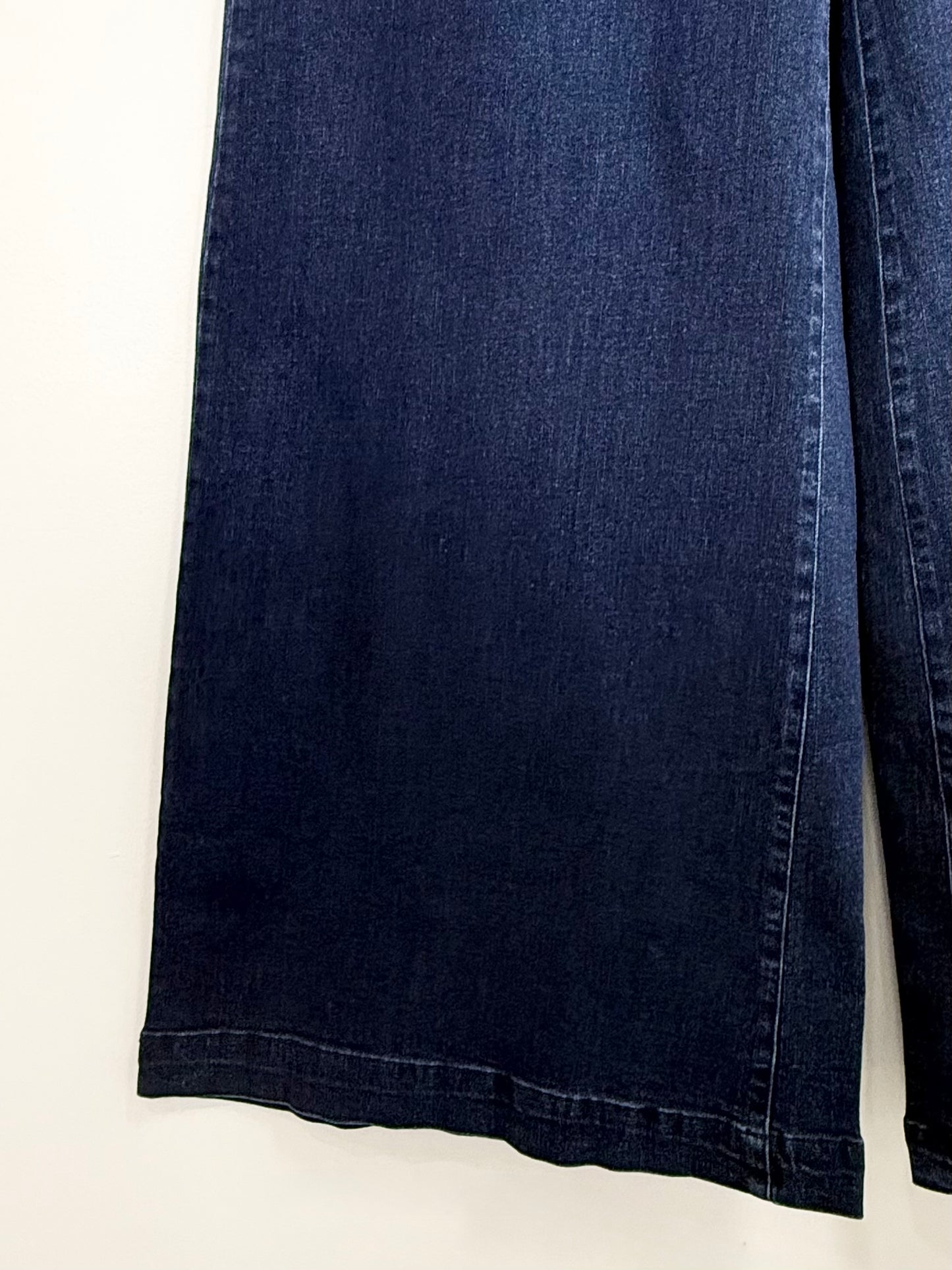 Harper Wide Leg Denim Jumpsuit