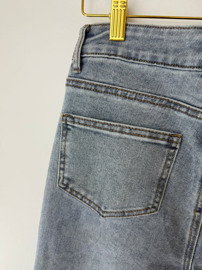 Rhinestone Denim Jeans