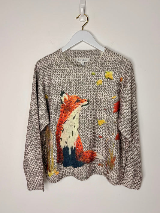 Autumn Trail Fox Sweater