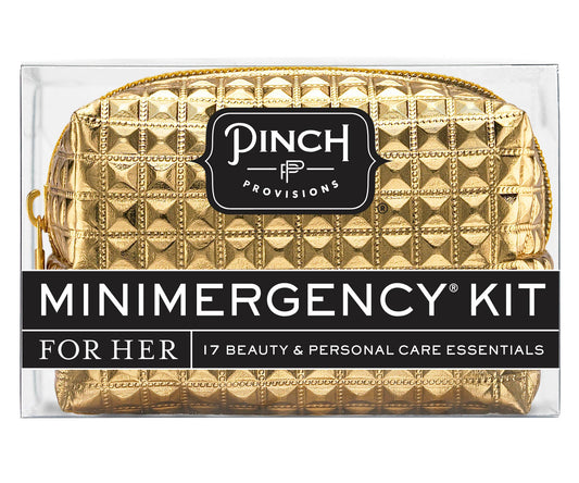 Minimergency Kit in Metallic Gold