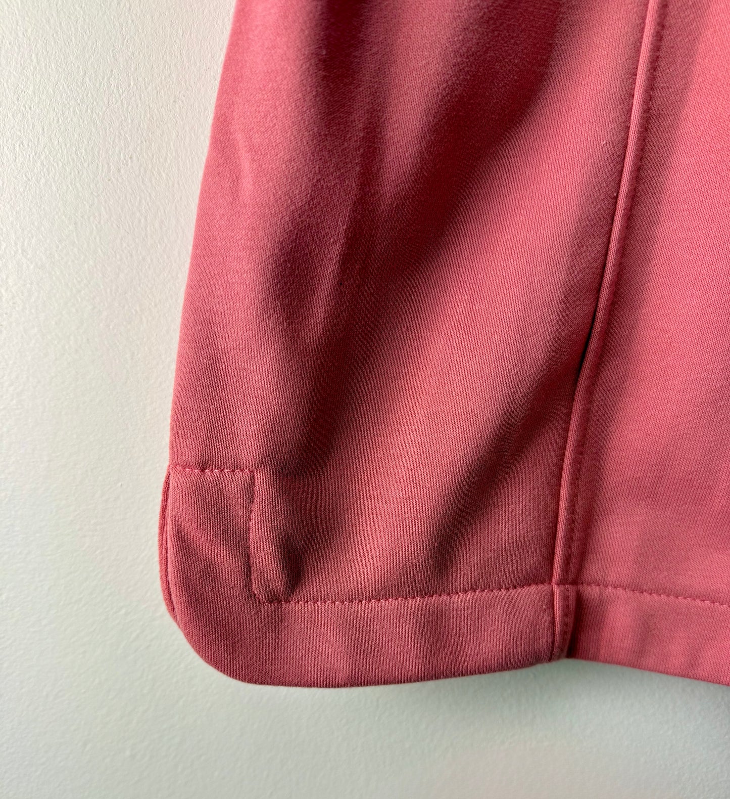 Mineral Red Zipped Collar Drawstring Waist Dress