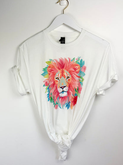 Color Pulse Lion Tee