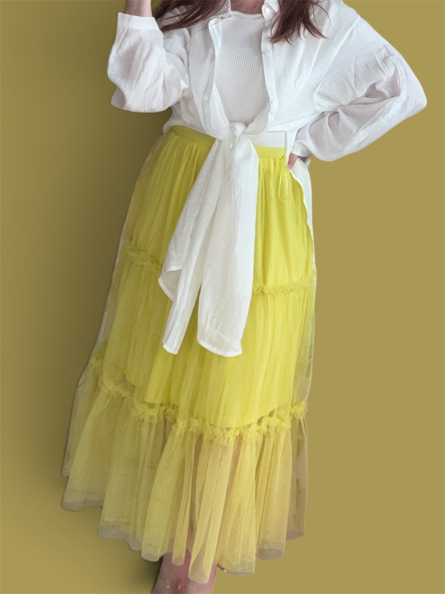 Bold Motion Tulle Midi