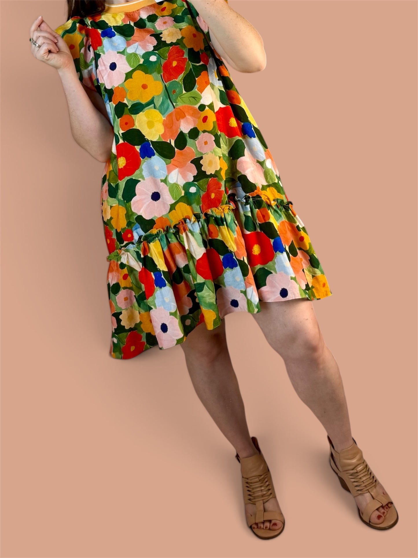 Sunny Bloom Shift Dress