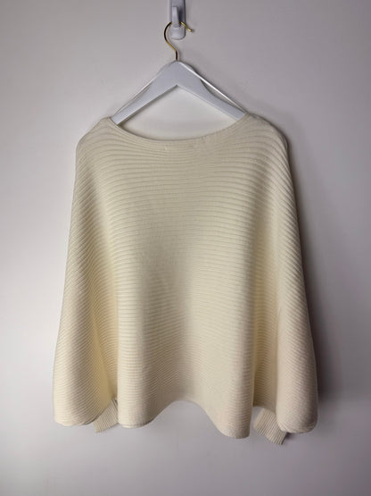 The Effortless Muse – Ivory Dolman Sleeve Knit Sweater