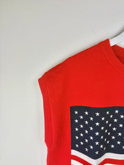 Stars & Stripes Dolman Sweater Top