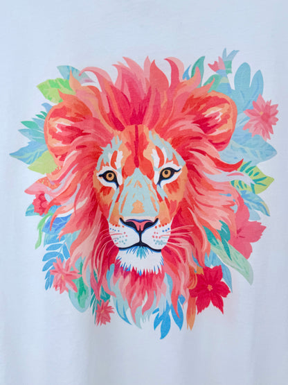 Color Pulse Lion Tee