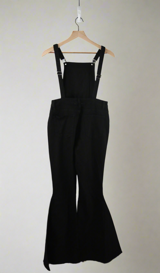 Bellbottom Denim Overalls