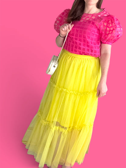 Bold Motion Tulle Midi