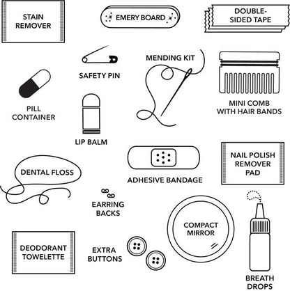 Minimergency Kit in Metallic Gold