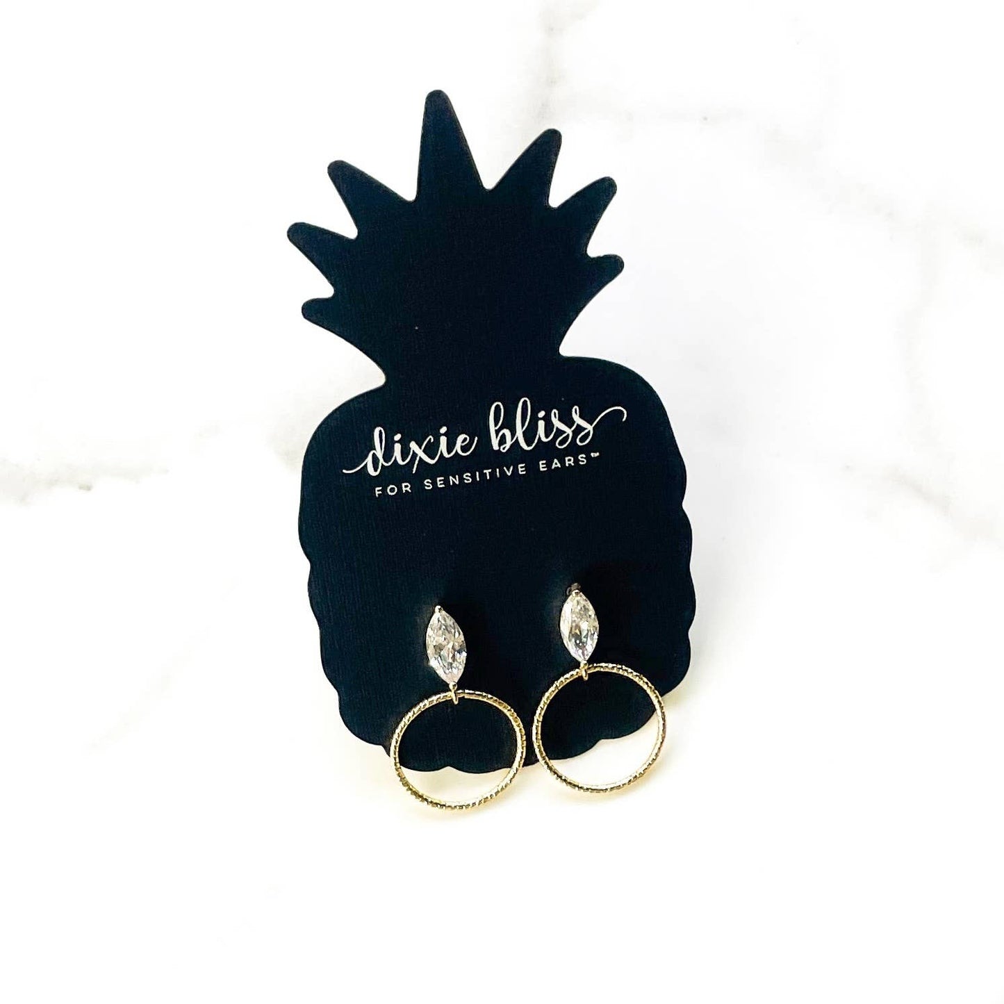 The Countess Earrings-Golden Filigree Marquis Drops