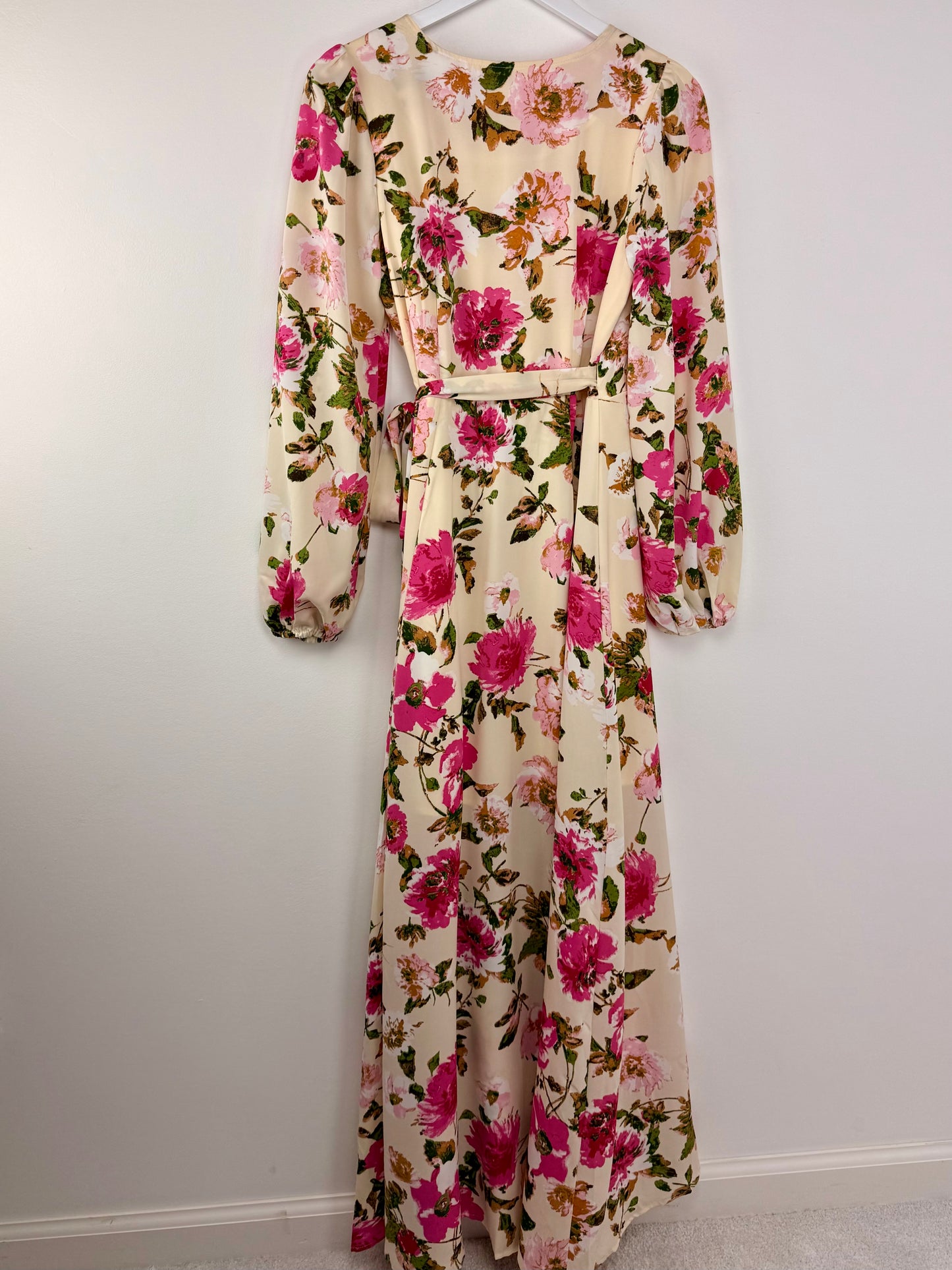 Garden Muse-Wrap Maxi Dress