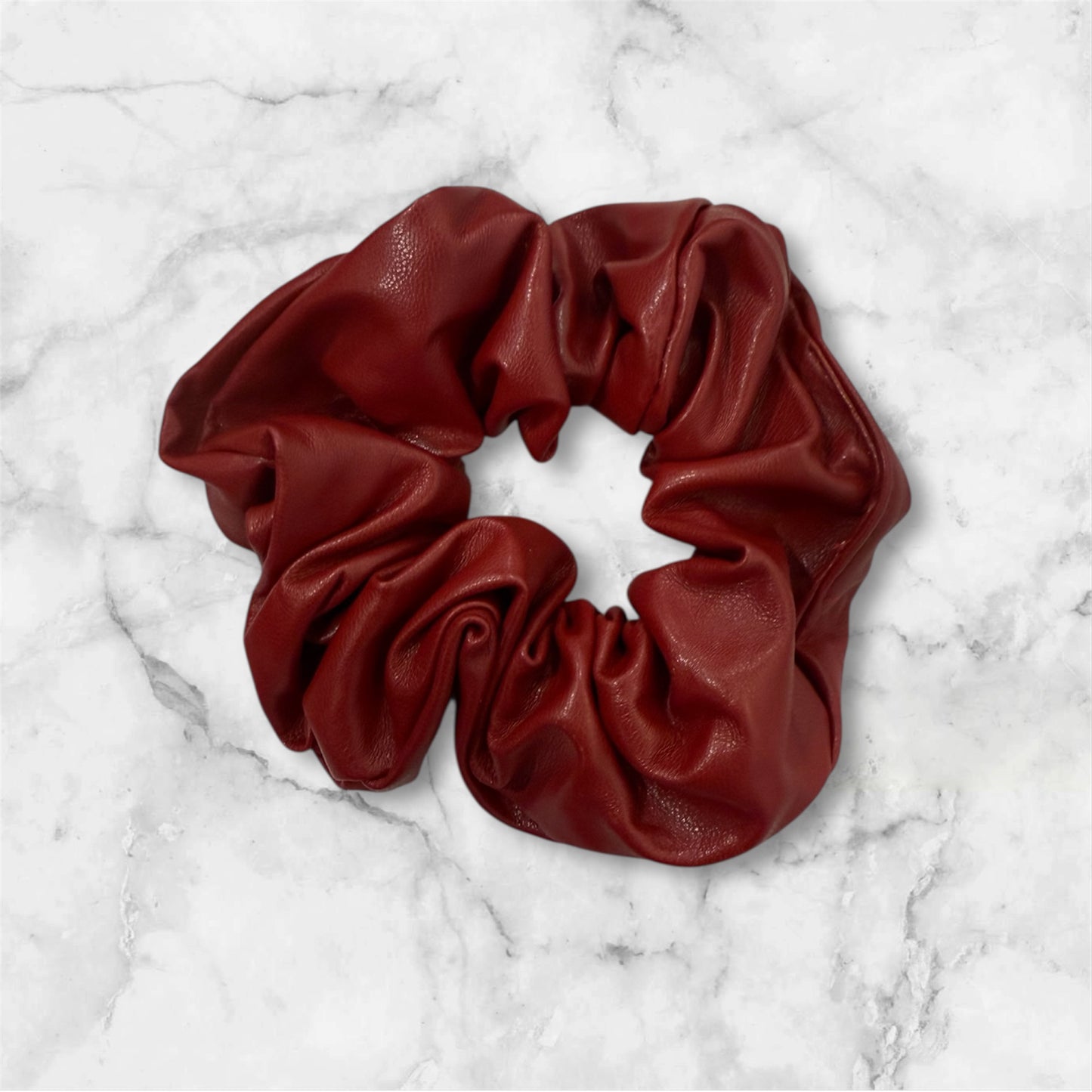 Power Pleather Statement Scrunchie