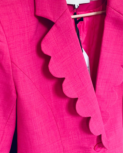 Scallop Edged Formal Blazer
