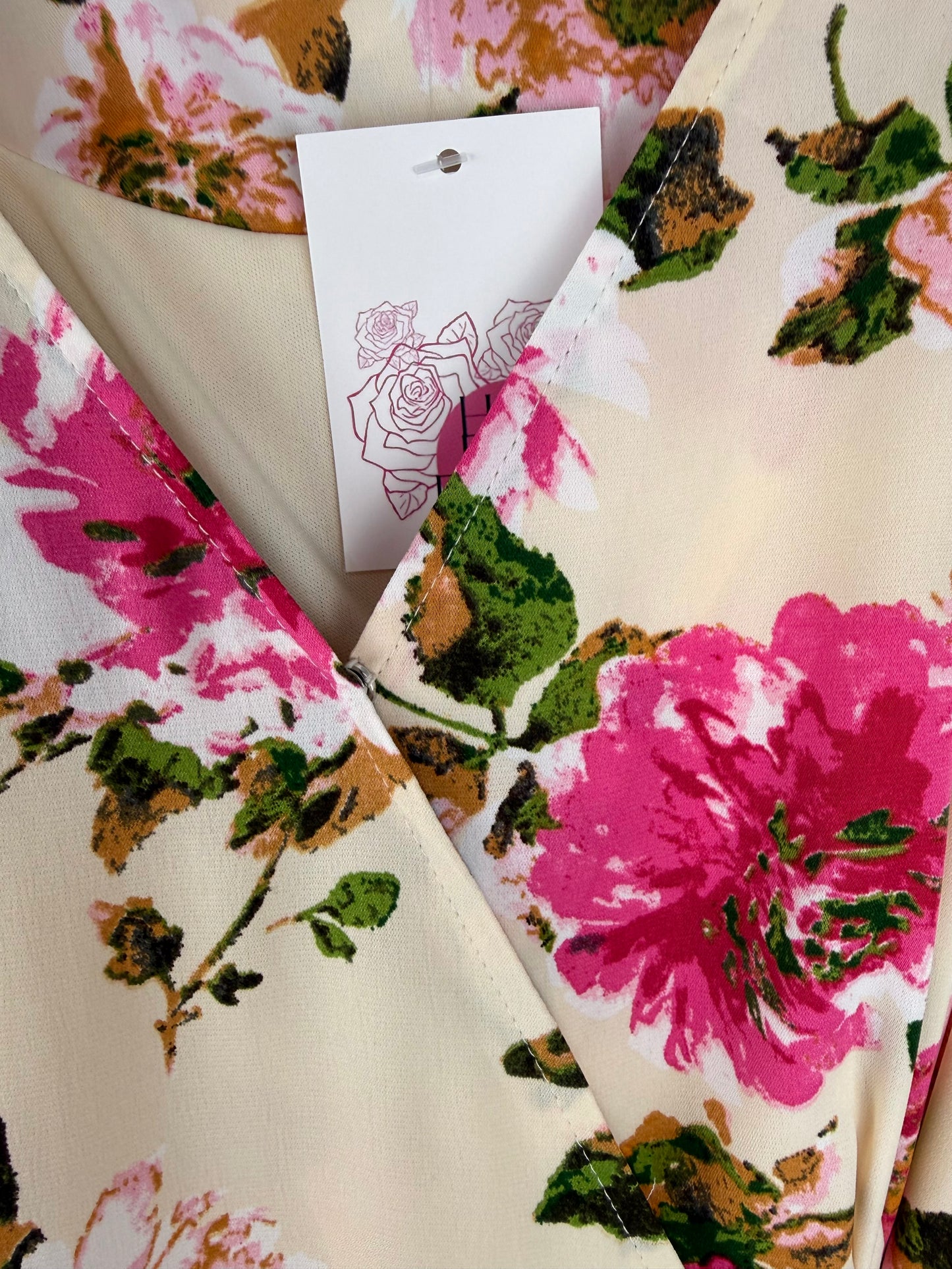 Garden Muse-Wrap Maxi Dress