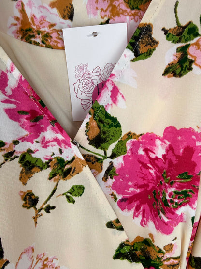 Garden Muse-Wrap Maxi Dress