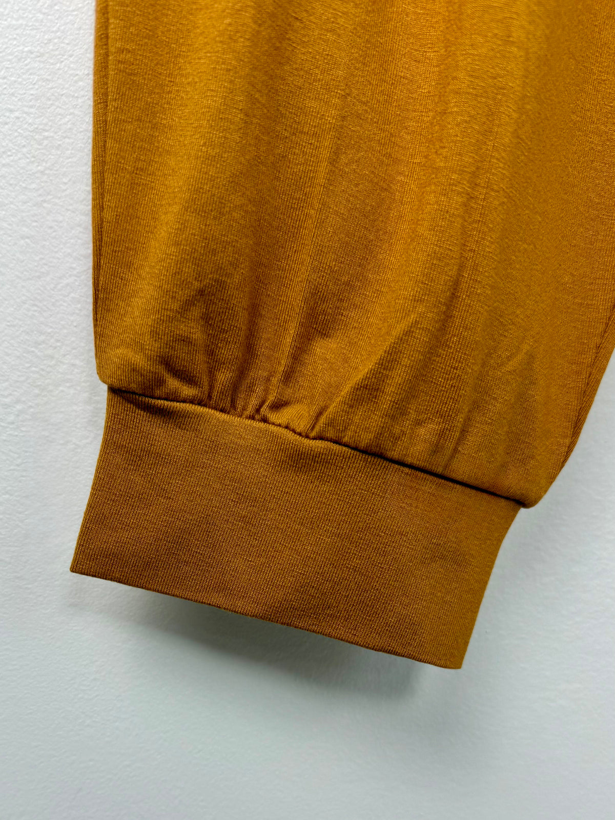 Easy Days — Camel Rayon Jersey Cropped Jogger Pants