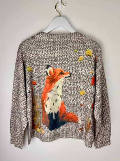 Autumn Trail Fox Sweater