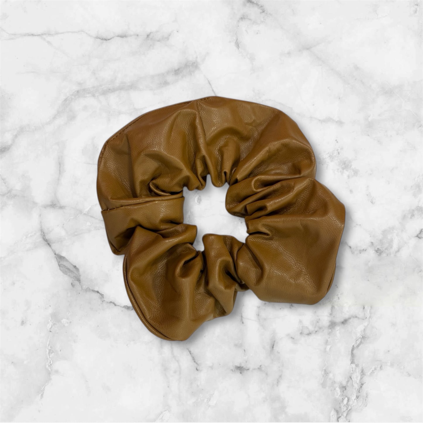 Power Pleather Statement Scrunchie