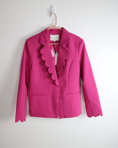 Scallop Edged Formal Blazer