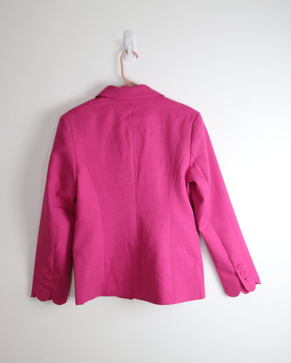 Scallop Edged Formal Blazer