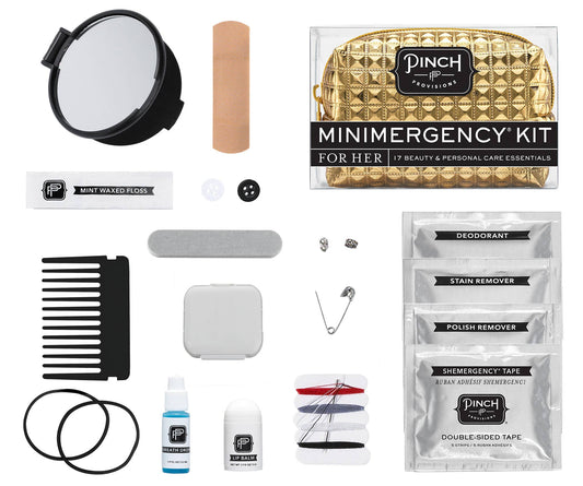 Minimergency Kit in Metallic Gold