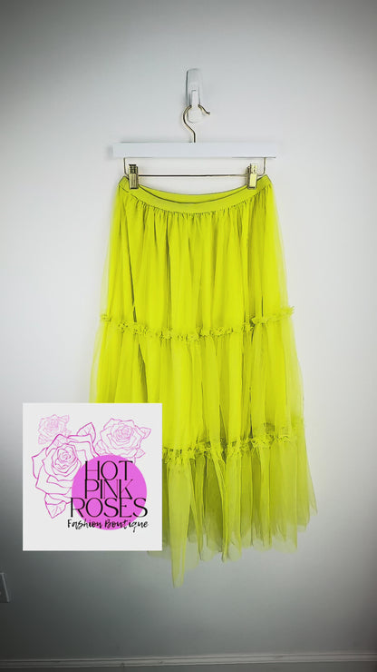 Bold Motion Tulle Midi